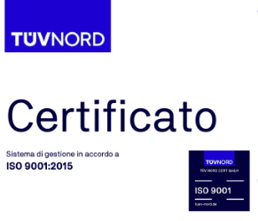 Certificazione TUV – ISO 9001